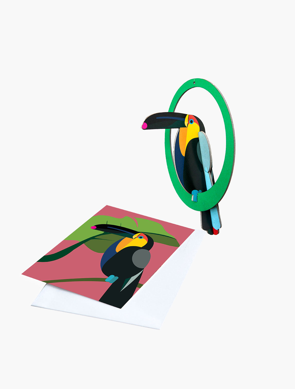 Pop Out Card - Swinging Toucan